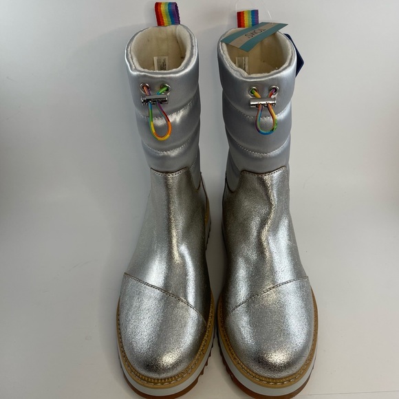 TOMS QUILTED LEATHER MAKENNA BOOT - Size 7 - Picture 3 of 9